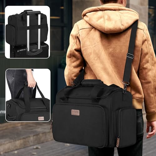BAFASO Friseurtasche Werkzeugtasche, Friseurkoffer für Friseur Zubehör, Friseurbedarf Aufbewahrung Tasche, Friseur Werkzeugtasche, Barber Tasche für Friseur Set, Schwarz