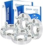 ECCPP 4X 1 inch Wheel Spacers adapters 4 Lug 4x100mm to 4x100mm with 12x1.5 Studs 67.1mm fits for Integra for Cobalt Wheel Spacers for Neon for Prelude Wheel Spacers