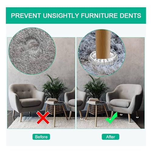 Copas para ruedas con púas y almohadillas protectoras transparentes, pack de 8 7