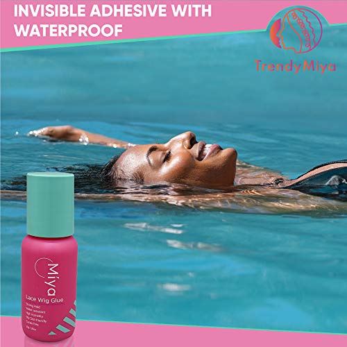 image for TRENDYMIYA Miya Lace Wig Glue 1.06oz - Invisible Adhesive with Waterpr