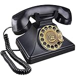 EC-VISION-Rotary-Phones-for-Landline-Retro-Landline-Telephone-Old-Fashion-Home-Phones-with-Mechanical-Ringer-and-Speaker-FunctionBlack