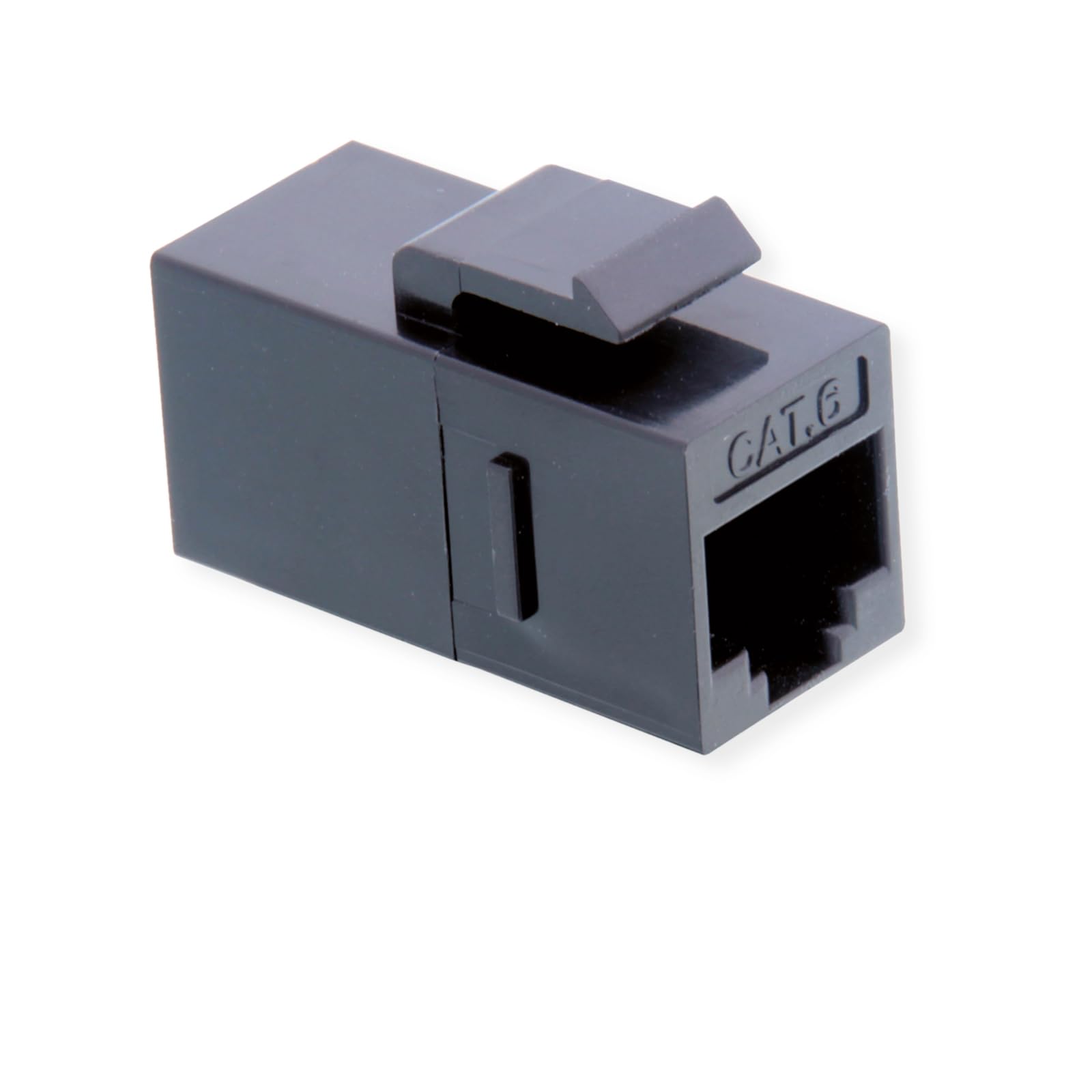 Value | RJ-45 Keystone Modular Coupler | Cat.6 | UTP | Black