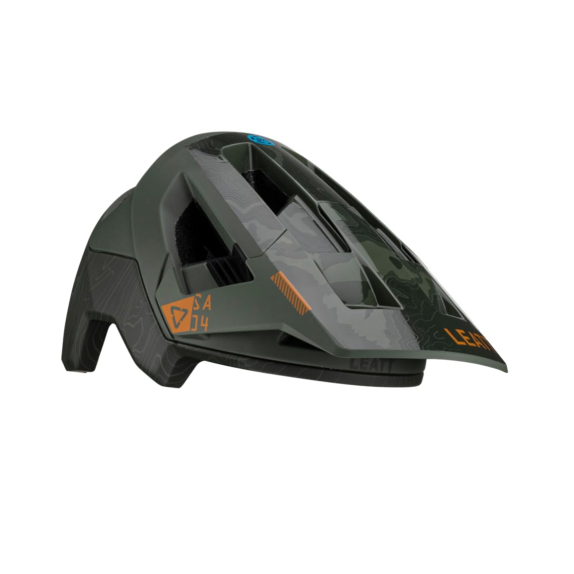 Leatt MTB Allmtn 4.0 V23 Casco, Unisex, Verde Pino, Small