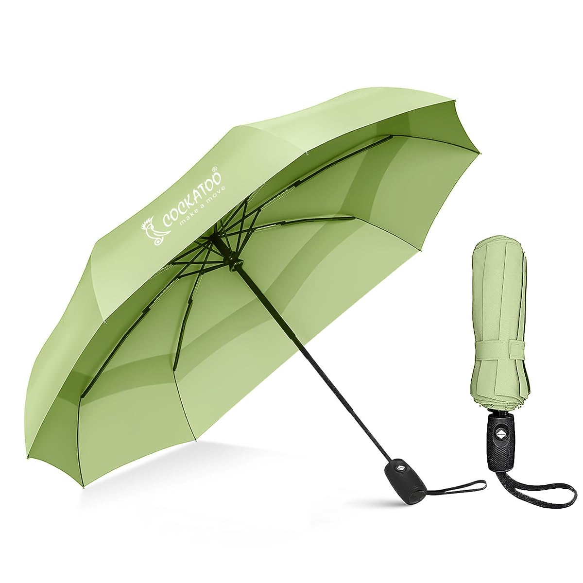 Cockatoo Rain-Guard Automatic Umbrella With 8 Ribs, Material- Polyponee, Umbrella For Women & Men, With Auto Open-Close Button (B0CGRM44LW) Amazon Price History, Amazon Price Tracker