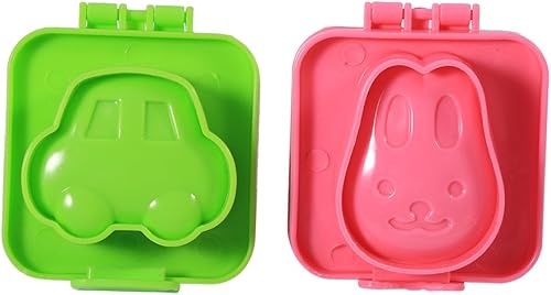 Molde de huevos para utensilios de cocina, 6 piezas, accesorios, herramientas, molde Eierformer para huevos de dibujos animados moldes para set
