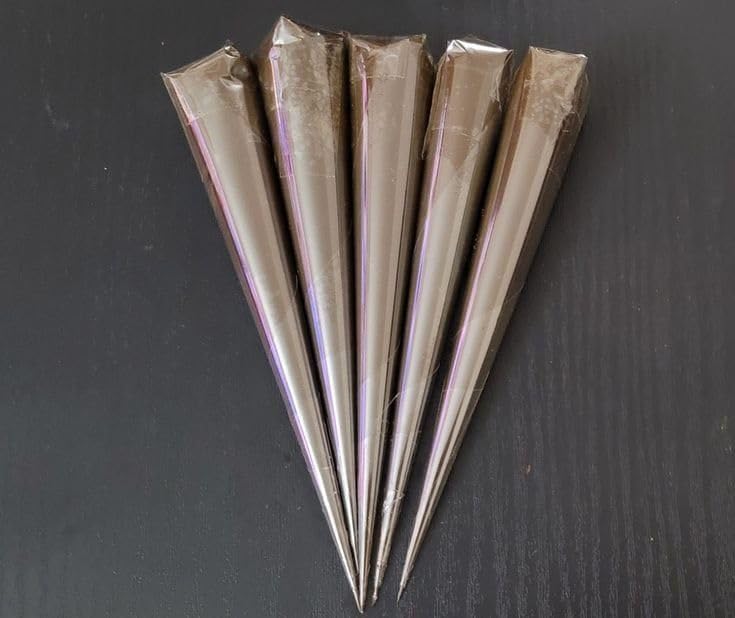 Natural Organic Bridal Henna Mehendi Cones for Hand | Dulhan Special Pure Herbal Mehndi Cone for Wedding & Festivals | Long-Lasting Color Body Art Henna Paste | Organic Mehendi Cones (Pack of 5)-image-2