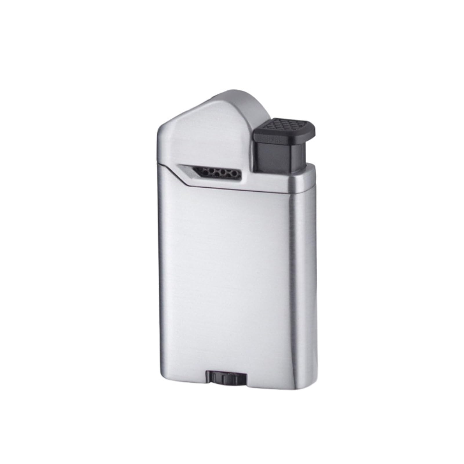 OGQBEAPC Refillable Butane Lighter with Visible Fuel Window — Adjustable Flame, Portable Design for Men — Available in Four Colors(C)