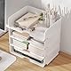 ASelected A4 Ablagefächer Stapelbar, Ordnungssystem Büro, 4-stöckige Ablagekorb, Dokumentenablage, 31,5 x 24,5 x 7 cm, für Papier, Zeitschriften, Quittungen, Bürobedarf (weiß）