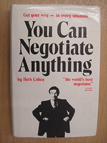 You Can Negotiate Anything B003UO7X2G Book Cover