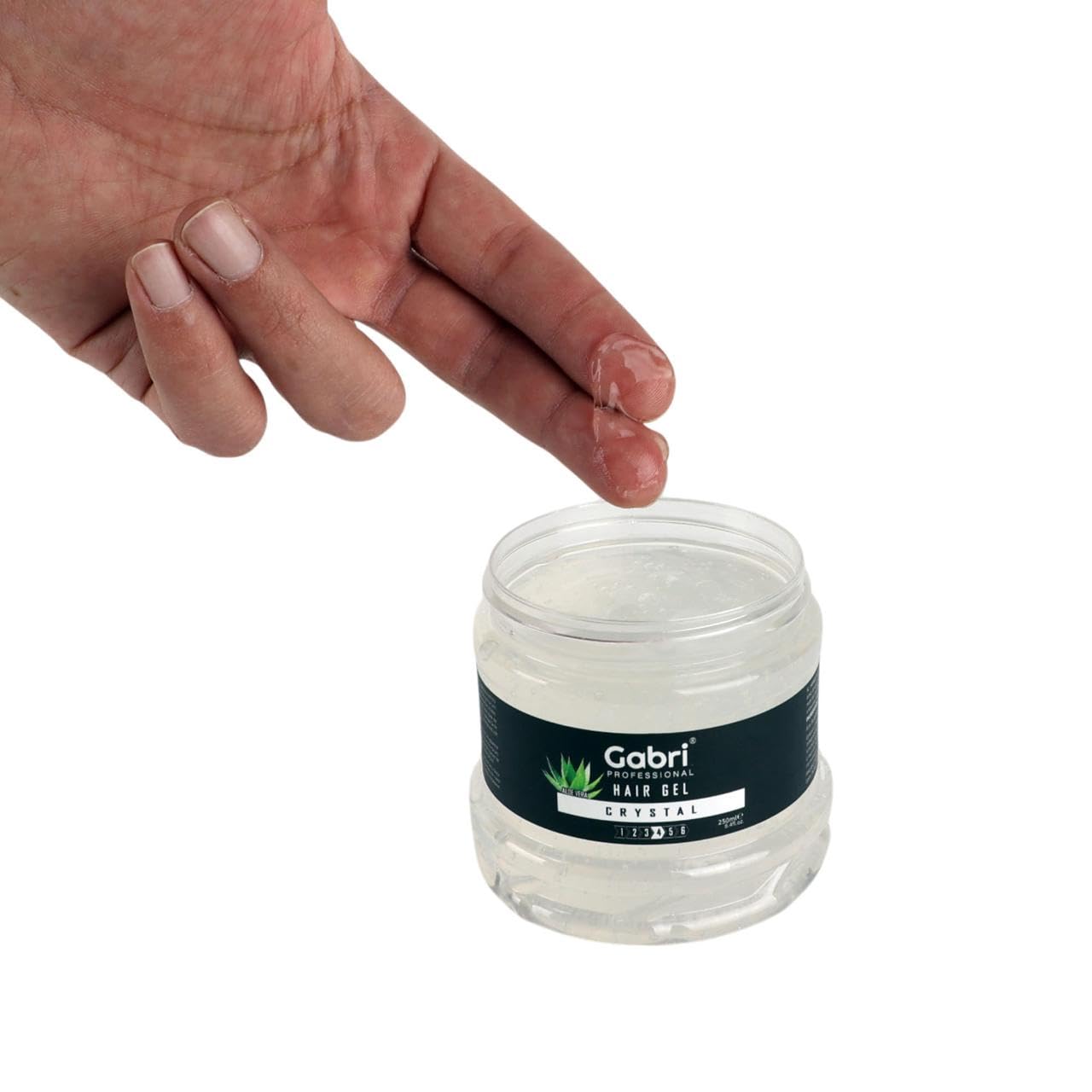 Gabri Hair Styling Gel, Firm Hold Styling Hair Gels, High Gloss, Anti-Frizz Effect, Edge Control - Image 3