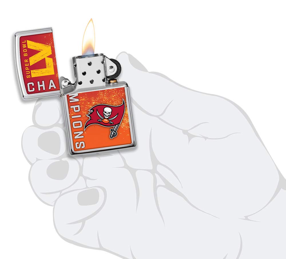 Zippo NFL Super Bowl LV Tampa Bay Buccaneers Taschenfeuerzeug