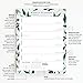 Bliss Collections Weekly Planning Pad, Desk Calendar - Greenery - Undated Tear-Off Sheets Notepad - Calendar, Organizer, Scheduler for Goals, Tasks, Ideas, Notes & To-Do Lists - 8.5