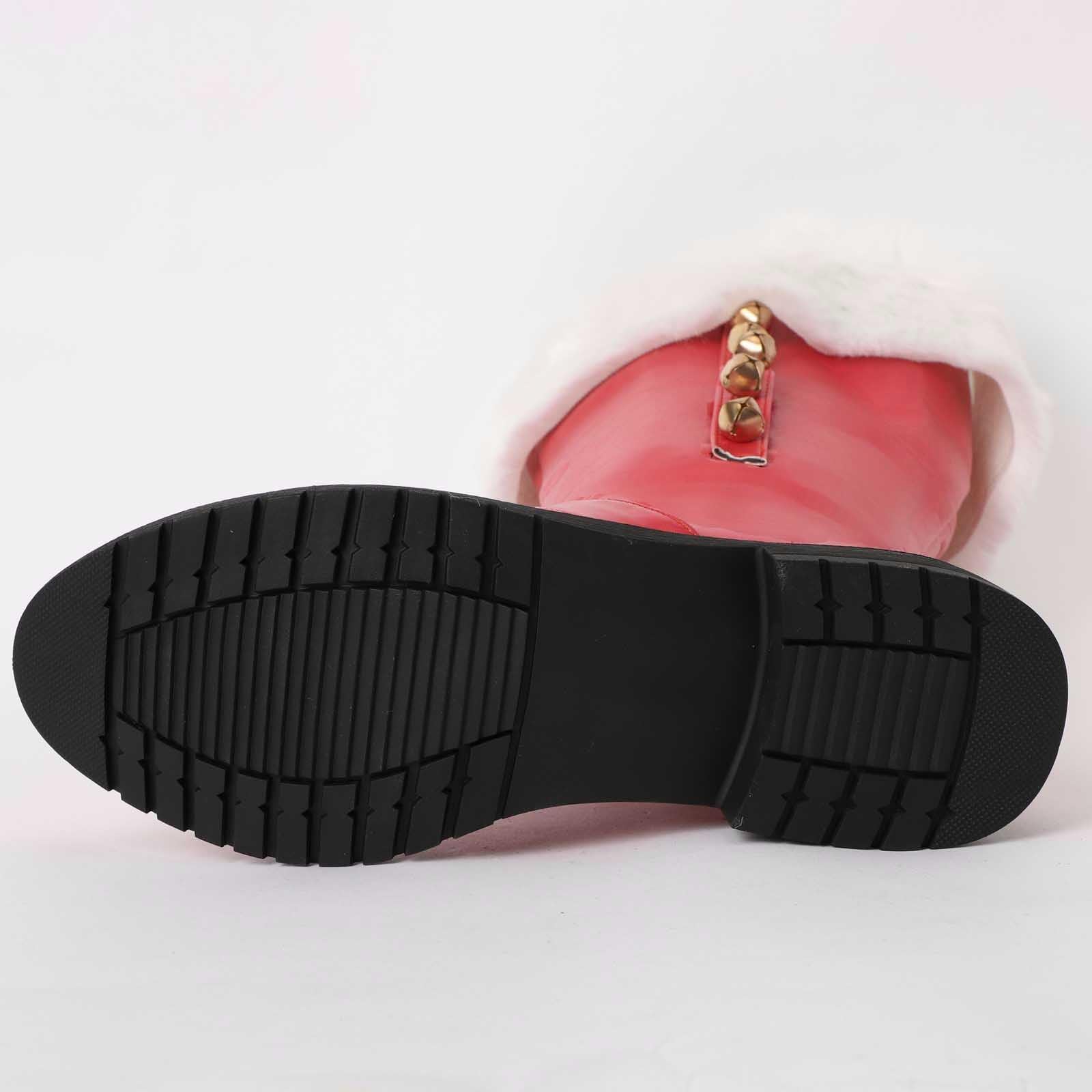 Zamszowe buty ze średnią łydką na zimę, modne, wygodne, wsuwane botki z obcasem, na urlop, na co dzień