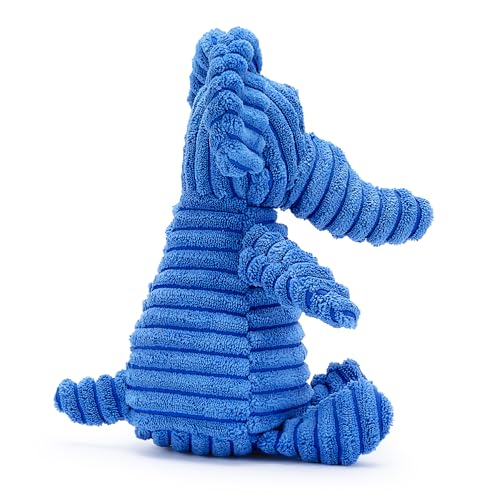 Zappi Co Blaues Elefanten-Plüsch Hundespielzeug – Weiches, langlebiges Material, ideal für kleine/mittelgroße Hunde.