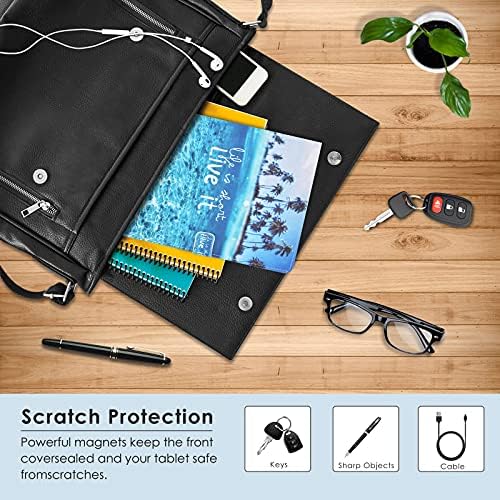 KATUMO Universal Case for All 10 inch Tablet,Case for 10.1 inch Tablet Case Cover, Travel Portable Protective Folio Leather Stand Shell Case for All Kinds of 9.6-10.5 inch Android/iOS/Windows Tablet