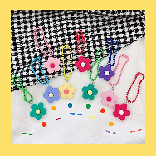 70 PCS Colorful Flower Pendant Charms Resin Daisy Flower Pendant Gummy Charms Beads Floral Dangle Beads for Earring Bracelet DIY Jewelry Making Pendants,3 Styles