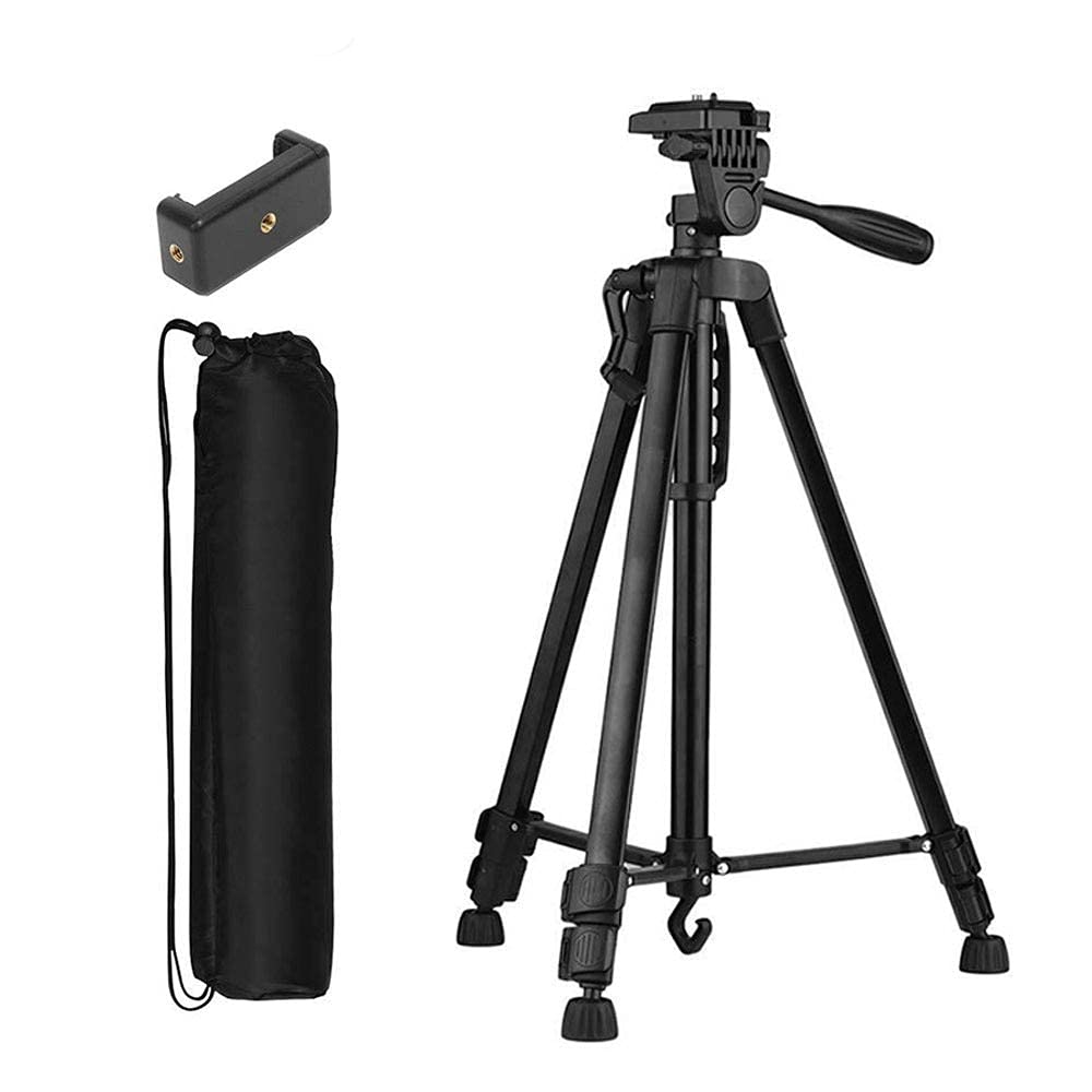 EYUVAA LABEL 55 Inch Aluminum Camera Tripod for All DSLR Cameras & Mobile Phones with Phone Holder Mount Lightweight Photography Tripod Stand for Reels, Videos & Photoshoot| Carry Bag Include (Multicolor) (B0B1DCSC34) Amazon Price History, Amazon Price Tracker