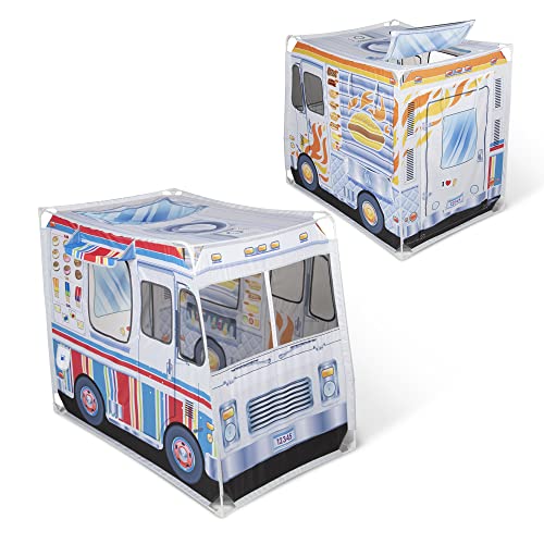 Melissa & Doug Food Truck Play Tent - Role Play Toy Food Truck Tent, Ice Cream Truck Tent For Kids Ages 3+ - Image 5