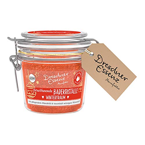 Preisvergleich Produktbild Dresdner Essenz Badekristalle im Glas Wintertraum 250 g