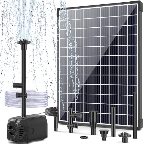 POPOSOAP 25W Solar Fountain Pump - Adjustable Flow