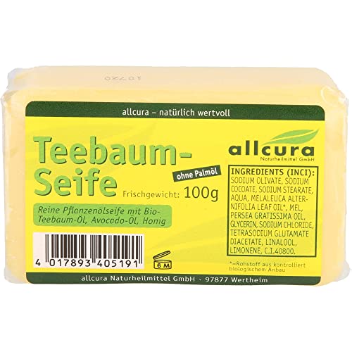 Allcura Teebaum-Seife, 100 g