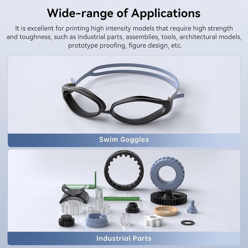 Image of 3IDEA 3D Printer UV Resin, Upgraded 8K Standard V2, Enhanced Toughness & Low Odor for LCD /DLP Printers, Clear, 1kg