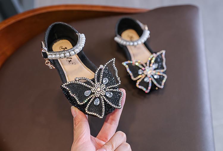 Toddler Little Big Kid Girls Wedding Sandals Dress Pumps Glitter Sequins Princess Dress Shoes Party Dance Shoes Rhinestone Sandals3
