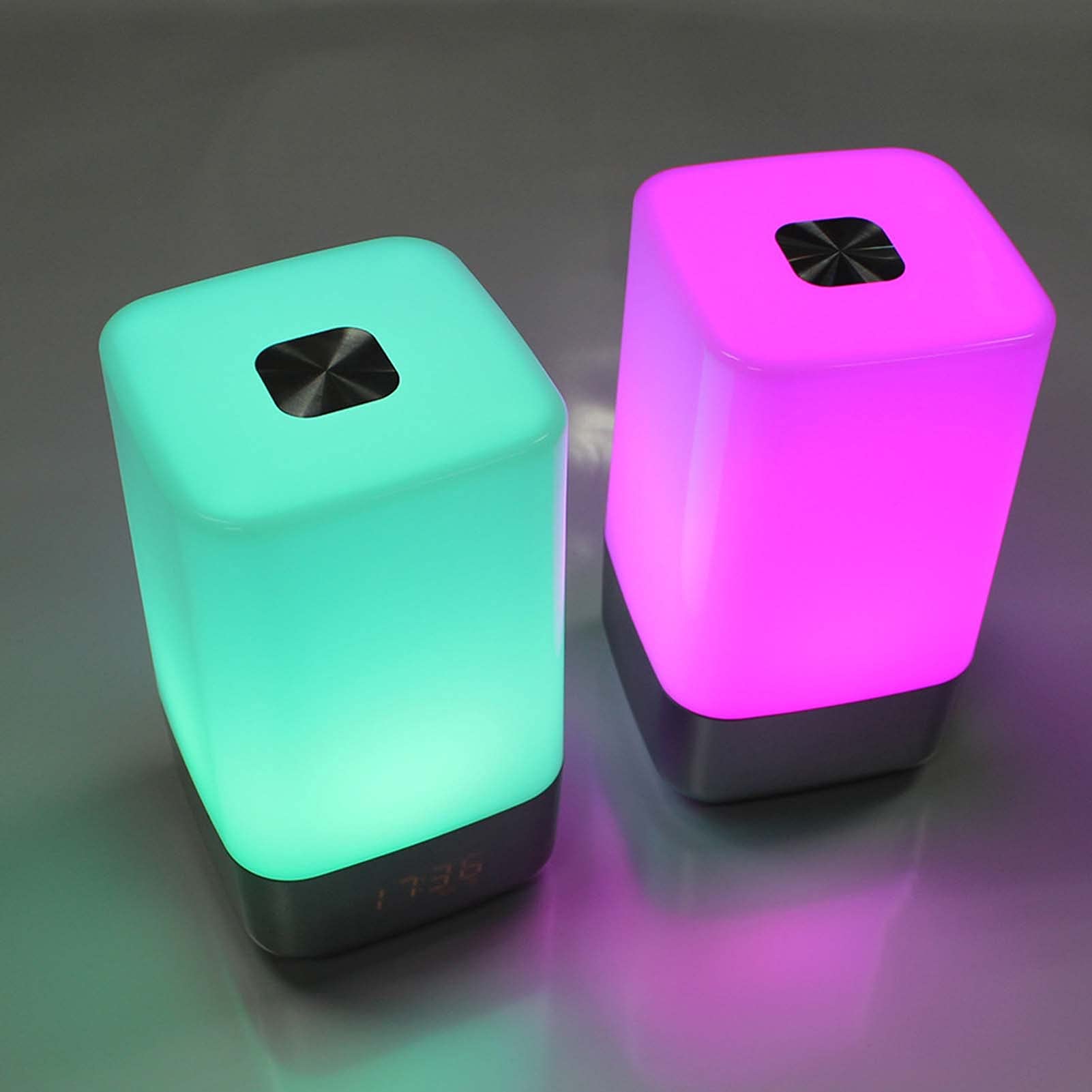 Wake-Up Light, Sveglia con Simulazione di Alba, 7 Suono Naturale e Snooze, Luce da Comodino RGB, per Bambini Adulti Camere da Letto