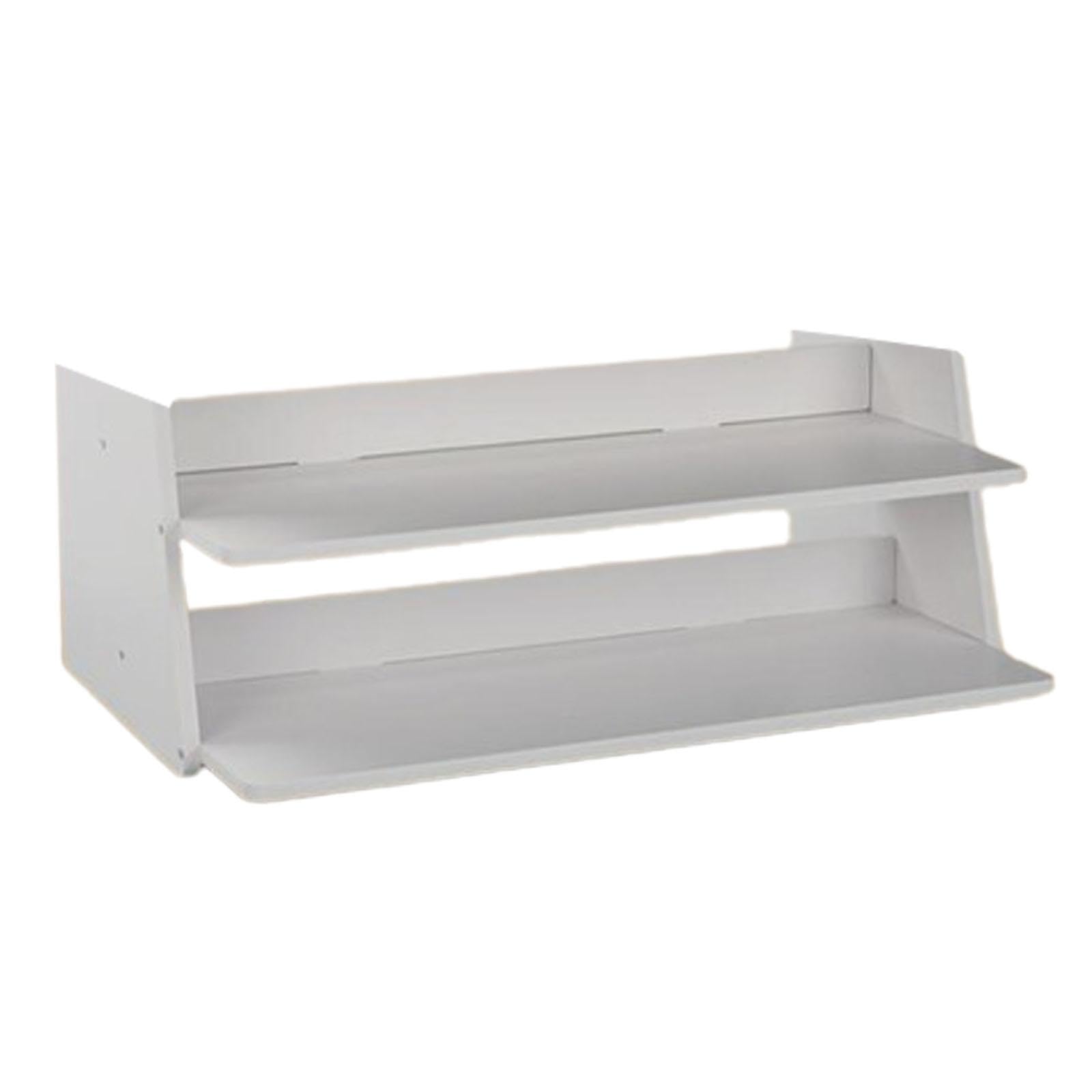 Mini espositore durevole per modelli di veicoli, meravigliosa opzione per la collezione di auto da parcheggio in diorama in Per scala 1/32, espositore, Bianco, 2 strati