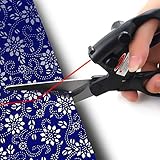 Cosreng Professional Sewing Laser Guided Scissors for Home Craft Wrapping Gift Fabric Sewing Cut Straight Fast with Battery Dropshipping