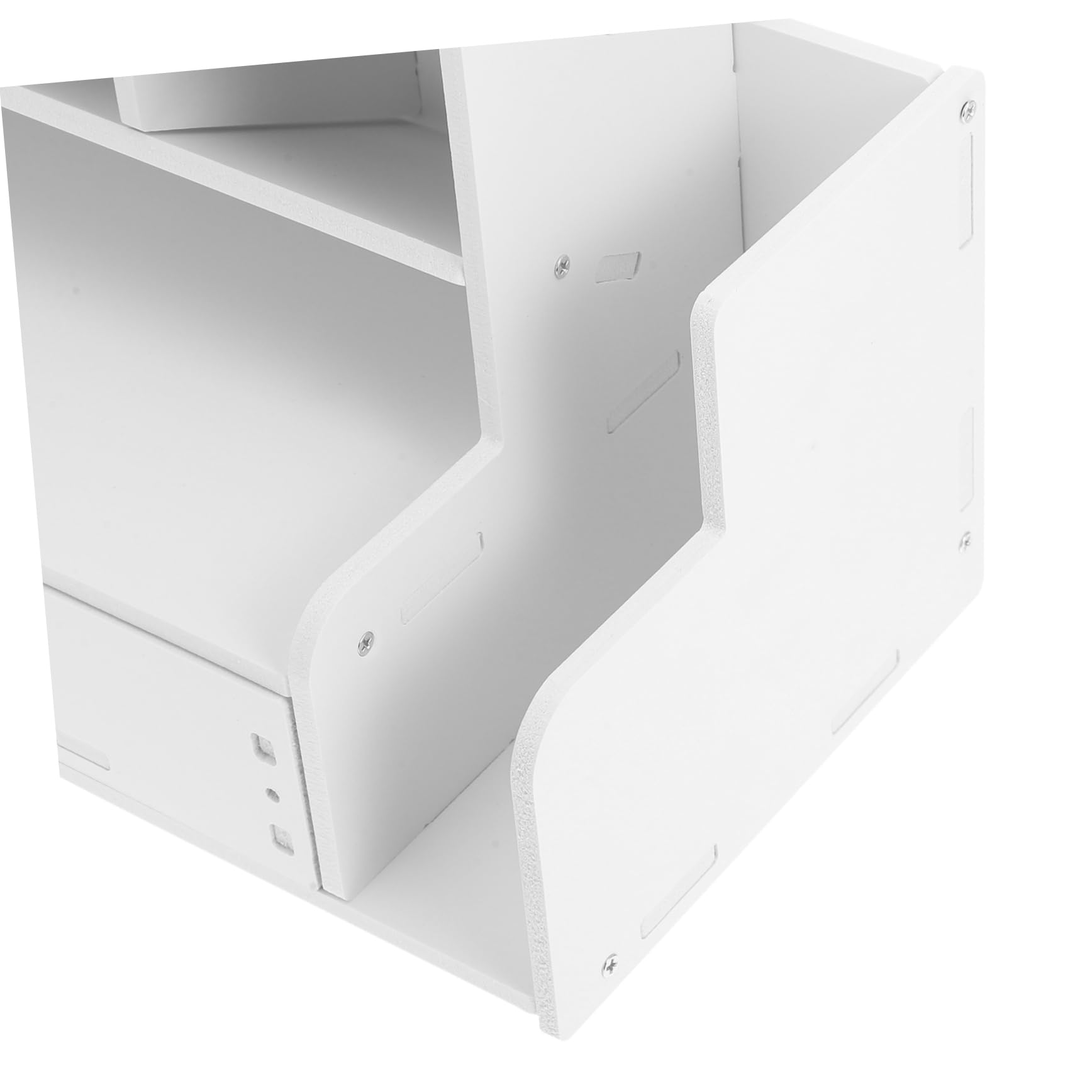HOMSFOU Portapenne Da Scrivania Design Inclinato Organizer Per Pennarelli e Cancelleria Ripiano Portaoggetti Per Realizzato Per Durata e Finitura Elegante