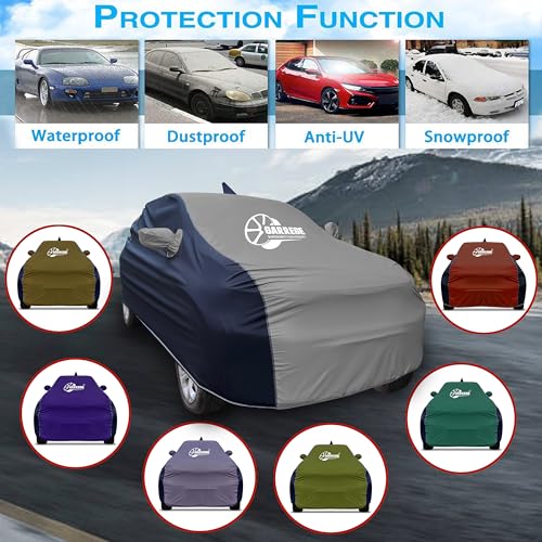 Image of Car Cover for Seltos 2026 Model All-Weather & Scratch Protection with Mirror & Antenna Pockets | Washable Fabric | Custom Fit | Premium Multicolor | We Send Any One Color from Showing Image