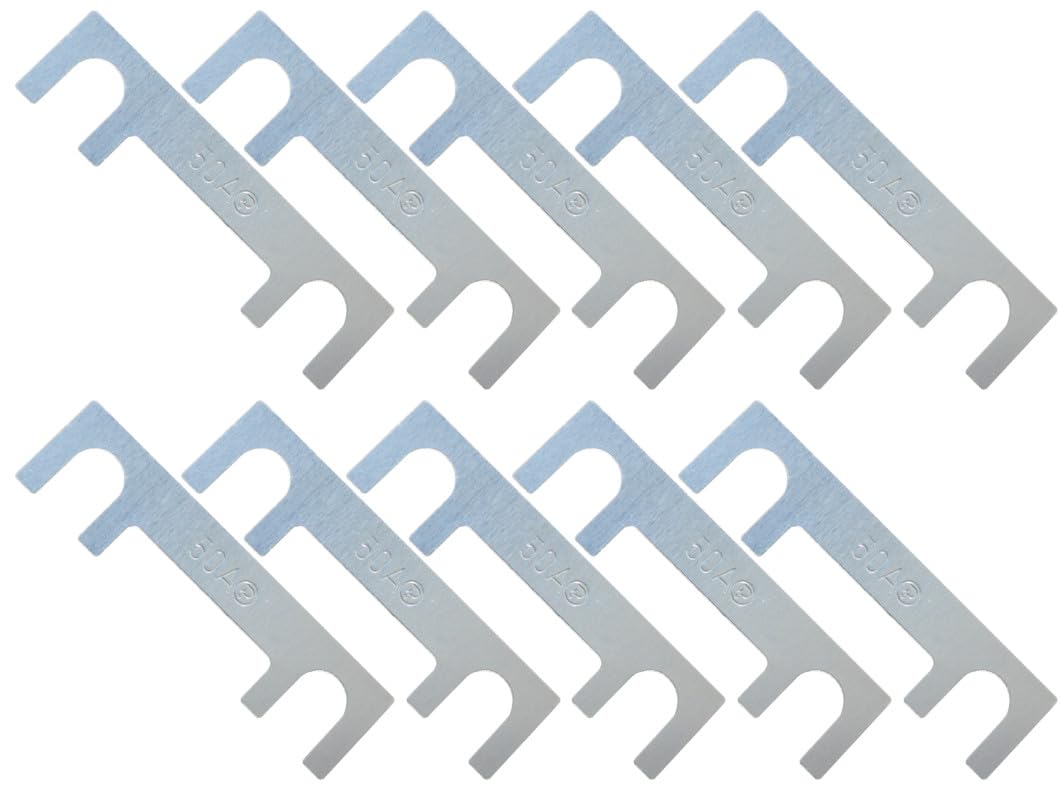 KFZ-Autoteile Express Car Strip Fuses Blade Fuses TFS01 Pack of 10 25A 30A 40A 50A 60A 70A 80A 100A 120A 125A 150A 36V Max. Current: 040A Ampere