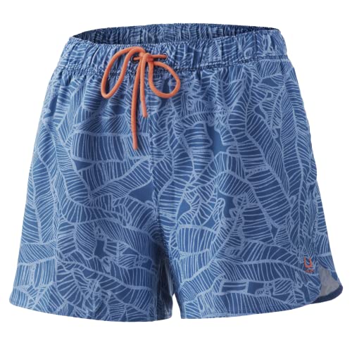 Short volley femme bleu S taille élastique léger séchage rapide