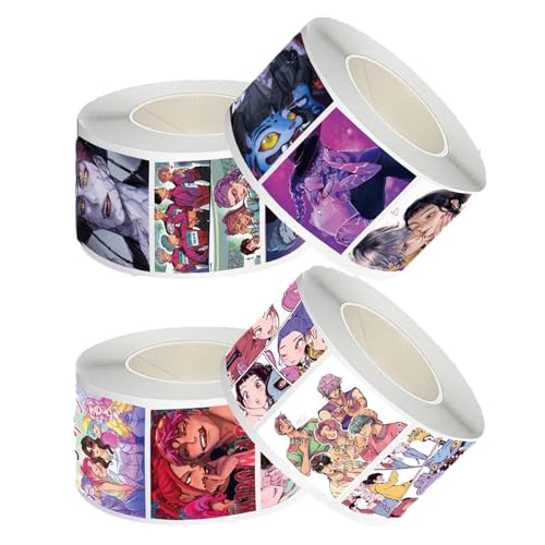 1000PCS Kpop Stickers Vinyl Waterproof Cute Stickers for Kids Adult Reusable Kawaii Anime Stickers for Water Bottle Journals Laptops Skateboards Kpop Gifts for Teens Girls Boys