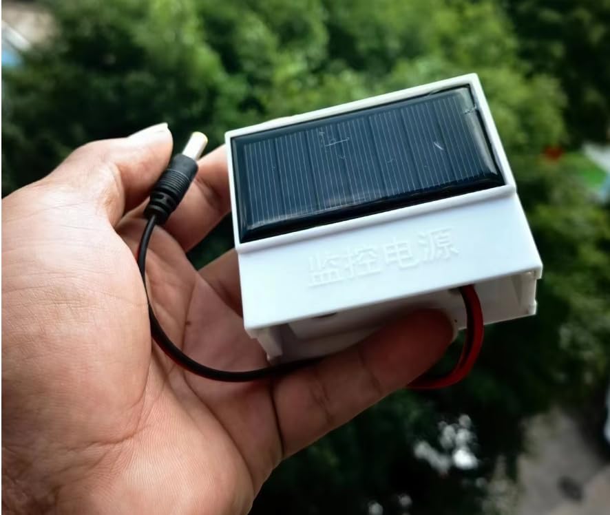 Attrappe mit roten LED-Lichtern, Solarpanel, gruseliger Überwachungskamera, Hund, schreckt Eindringlinge ab, Zuhause, Garten, Lager, Monitor, Nachahmung, Sicherheit, Mobbing-Zweck