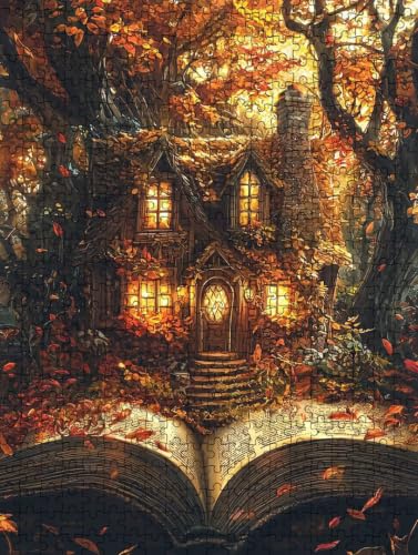 Puzzles de Regalo Bosque De Libros Rompecabezas 6000 Piezas Adulto