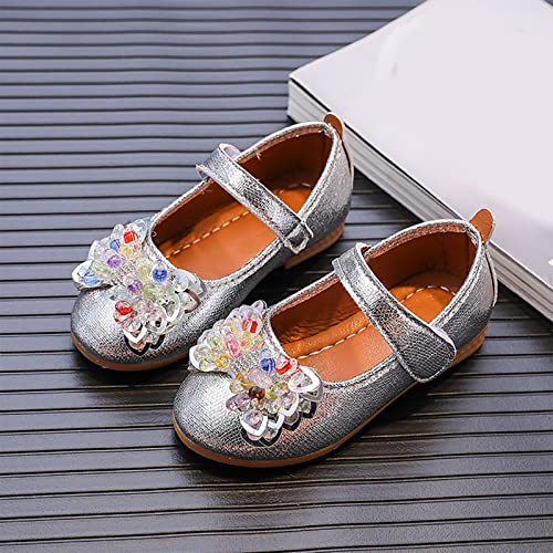 Fashion Autumn Girls Casual Shoes Flat Lightweight Colorful Crystal Bow Cute Shiny Dress Toddler Girl Boots Size 112