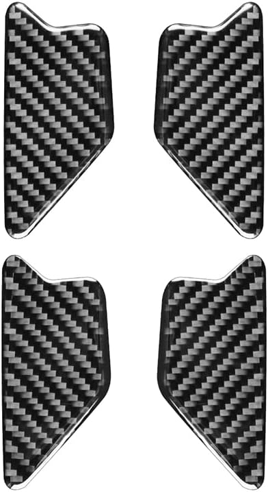 Carbon Fiber Door Panel Trim Cover Copilot Dashboard Panel Sticker Fits for Audi Q3 2013-2018 (Gear Shift panel)