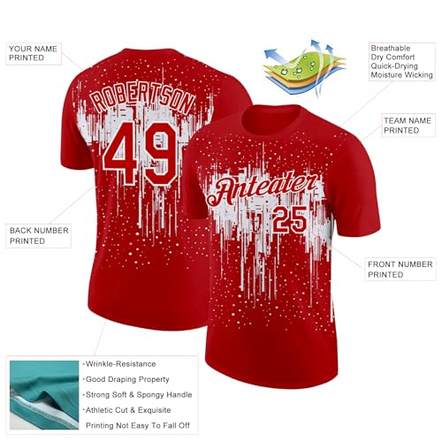 Fanscustom Camiseta Personalizada de Béisbol con Uniformes y Logotipos Impresos miniatura 2
