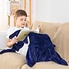Softan Kids Shark Blanket, Soft Flannel, Boys Toys, Fleece Shark Tail Blanket, Dark Blue, Warm and Soft, Gift for Kids, 19" x 44" fit for Boys Aged 3 to 6 #1