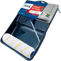 Kit Pintura Para Paredes, Pinceis Tigre, Anti Respingo, 3 Peças