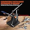 SHARPAL 201H Adjustable 22- 84 Diamond Scissor & Garden Tool Sharpener 325/600 Grit for Kitchen, Hair Cutting, Sewing Scissors, Lawn Mower Blades, Pruners & Hedge Shears Fathers Day Gift