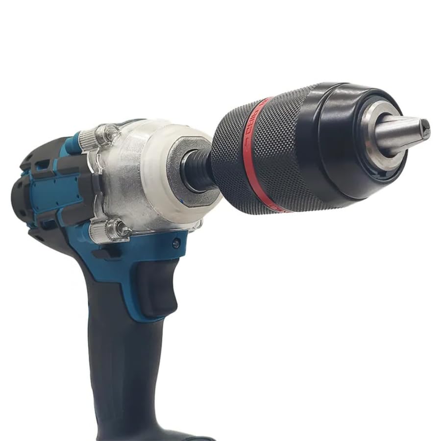 Quick Change Keyed/Keyless Drill Chuck Adapter Converter Conversion Kit, 1/4" Hex, SDS Plus - Image 2