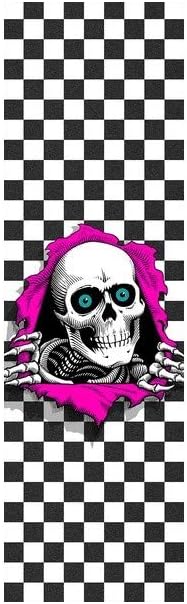 Powell Peralta Grip Tape Sheet 9 x 33 Ripper Checker (White)