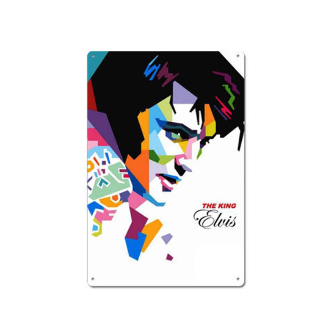 Zesta Bathroom Decor Items Washroom Decor Tin Sign | Aesthetic Posters Wall Poster for Bedroom | Magnetic Cafe Decoration Items/Restaurant Decorations Items | Quirky Home Decor Bar Accent - elvis 2