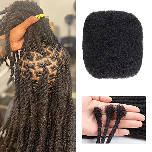 Cheveux afro naturel afro kinky bulk pour extensions de dreadlocks et locks noires - 6
