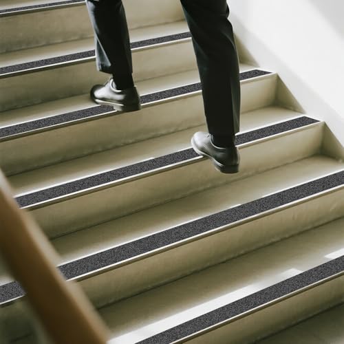 Image of Heavy Duty Anti Slip Traction Tape 2 inch x 38 FT, 80 Grit Waterproof High Friction Grip Tape for Indoor Outdoor Stairs, Pool, Ramps, Garage, Home & Commercial Use