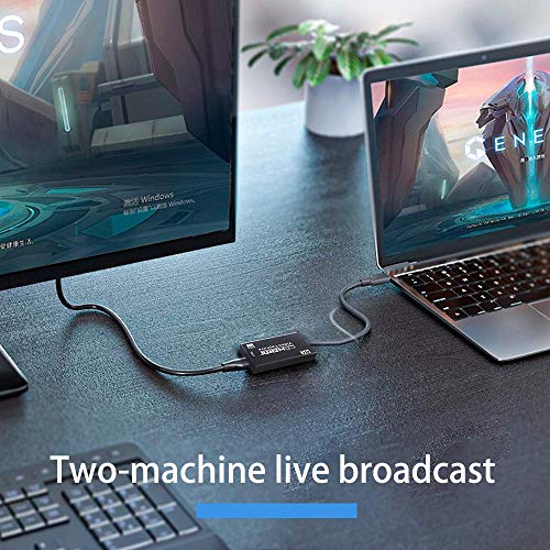 Image of 4K USB 3.0 to HDMI for Video Capture Record Box 1080P HDMI USB Capture Card Adapter for Game Record Live Stream (Capture Card Yellow 3.0)