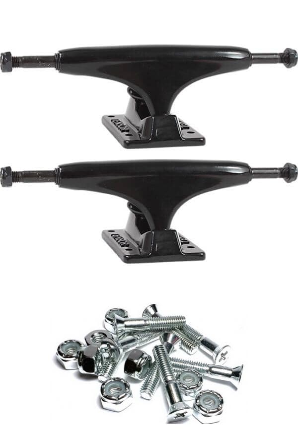 Tensor Trucks Alloy Black Skateboard Trucks - 5.0